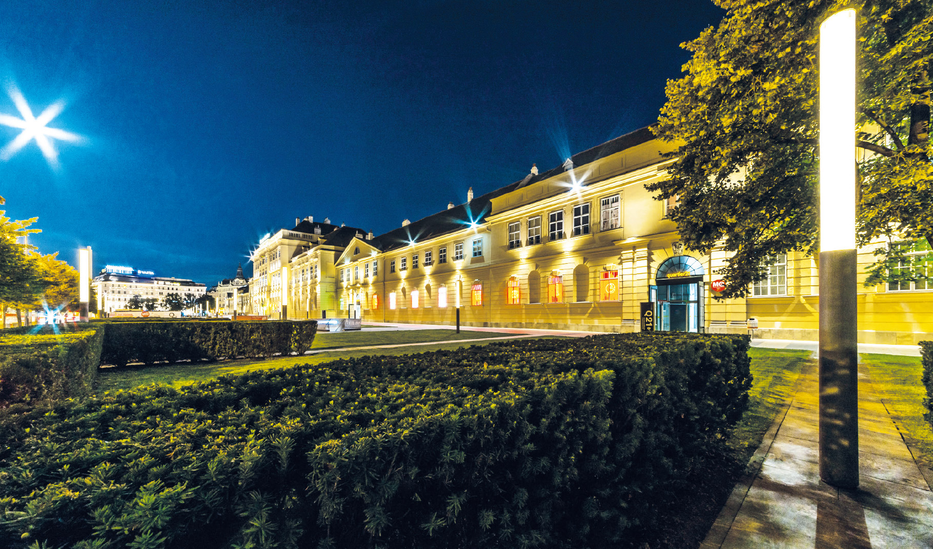 MUSEUMSQUARTIER : WIEN - LICHTSTEELE VINDOBONA