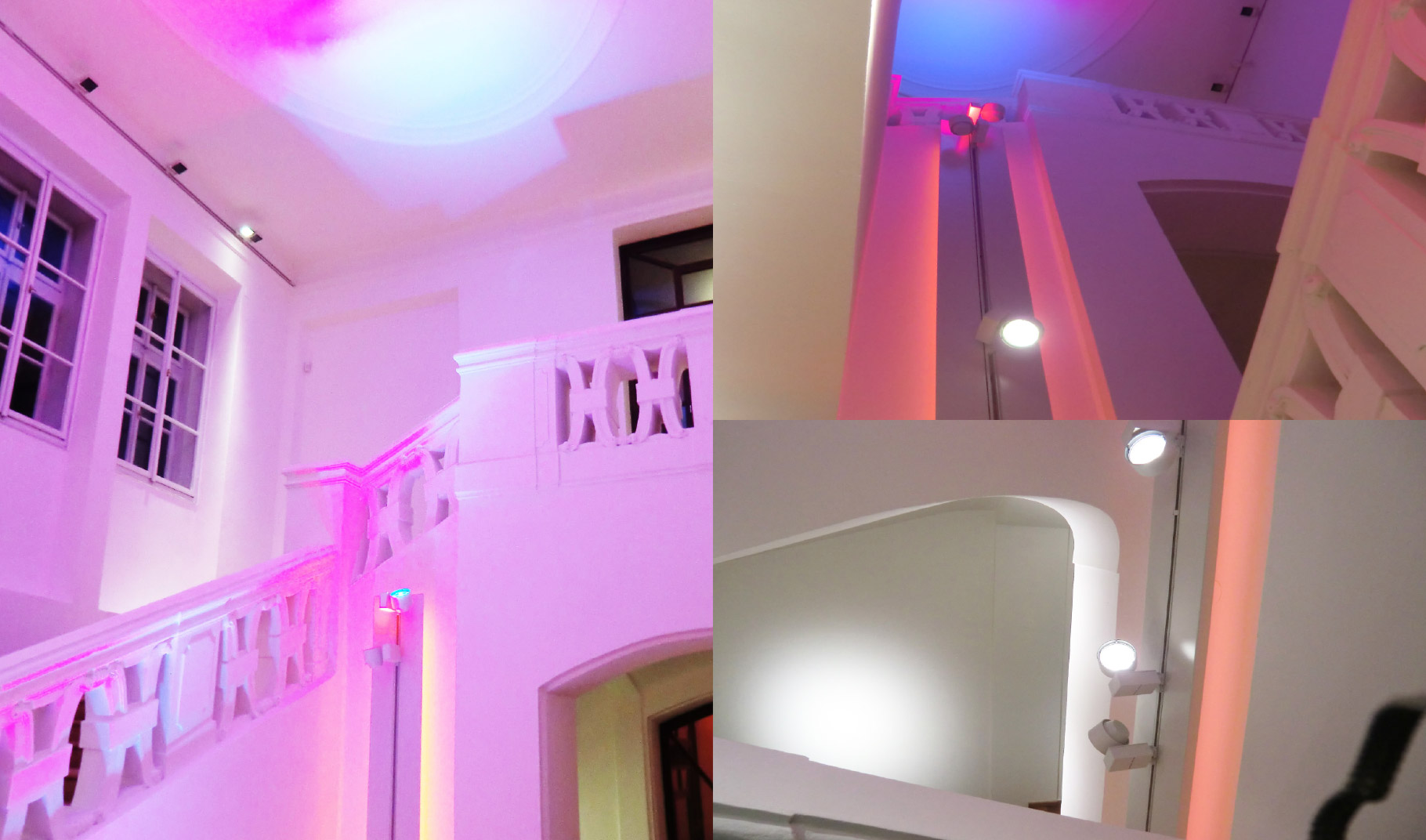 KUCERUV PALACE : PRAG - INNENBELEUCHTUNG PRUNKSTIEGE