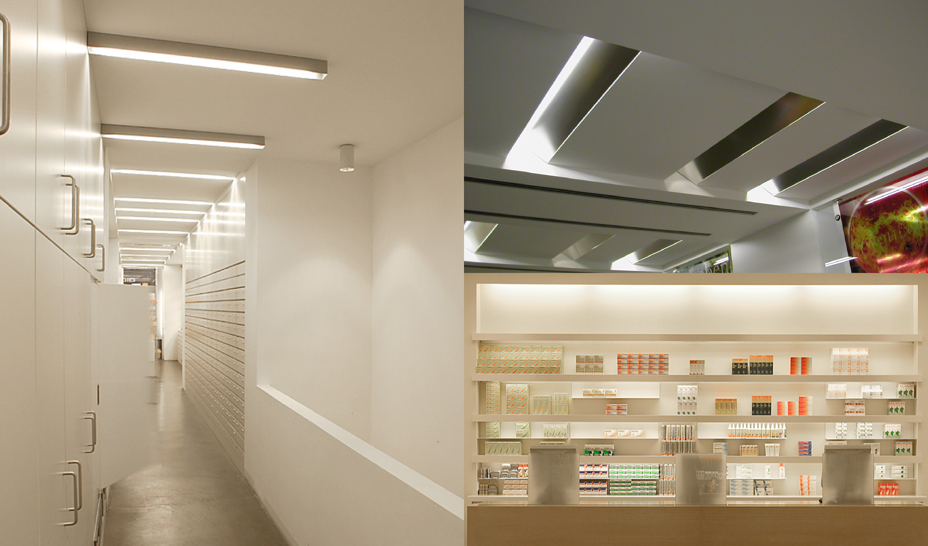 STADTAPOTHEKE : SCHWECHAT - INNENRAUMBELEUCHTUNG